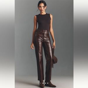 Pistola Cassie Super High-Rise Faux Leather Pants